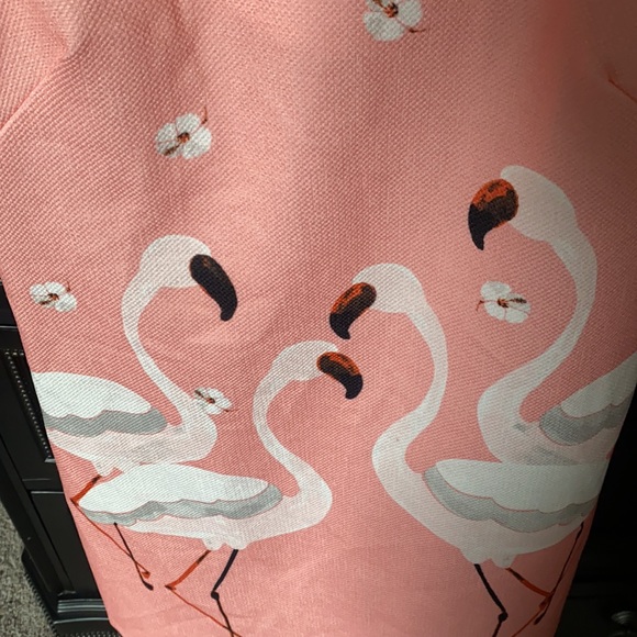 NWOT Gabby Skye Pink Flamingo Sheath Dress Size 4 - Picture 4 of 6